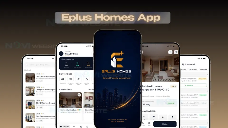 EPLUS HOMES — Property rental & management app